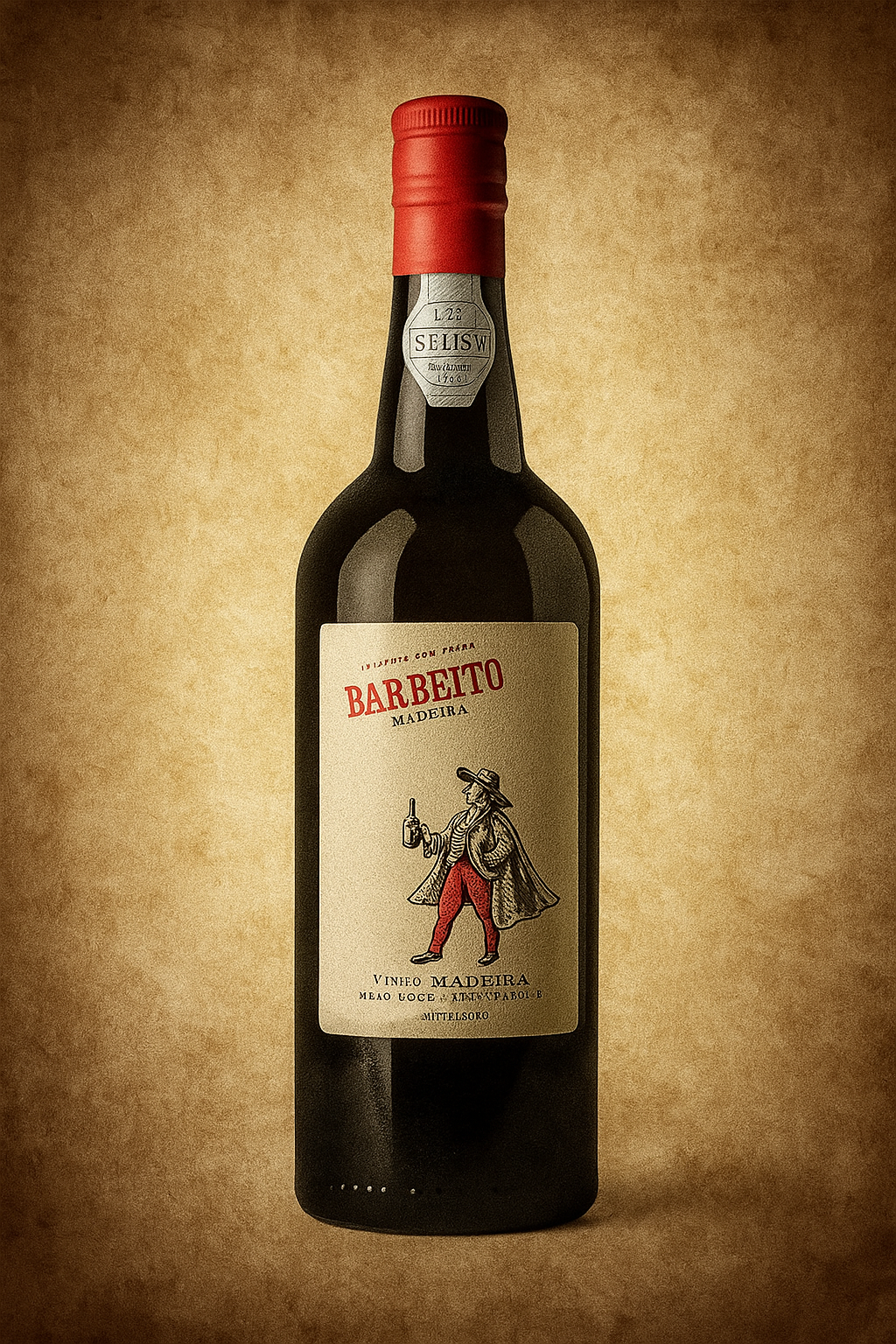 Madeira Meio Doce 3anos 0,75L Tinta negra